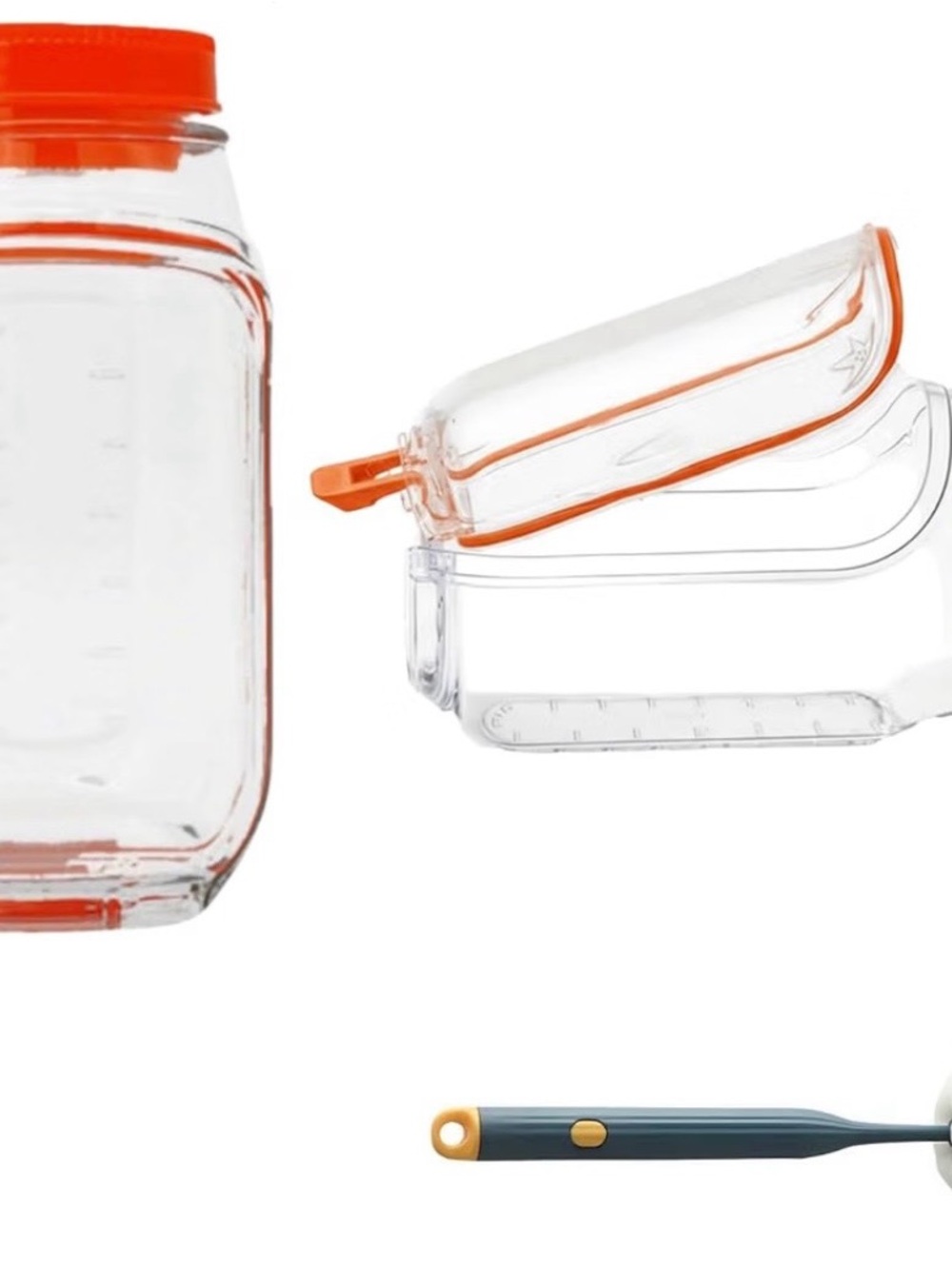 Salad Jar with Side opening